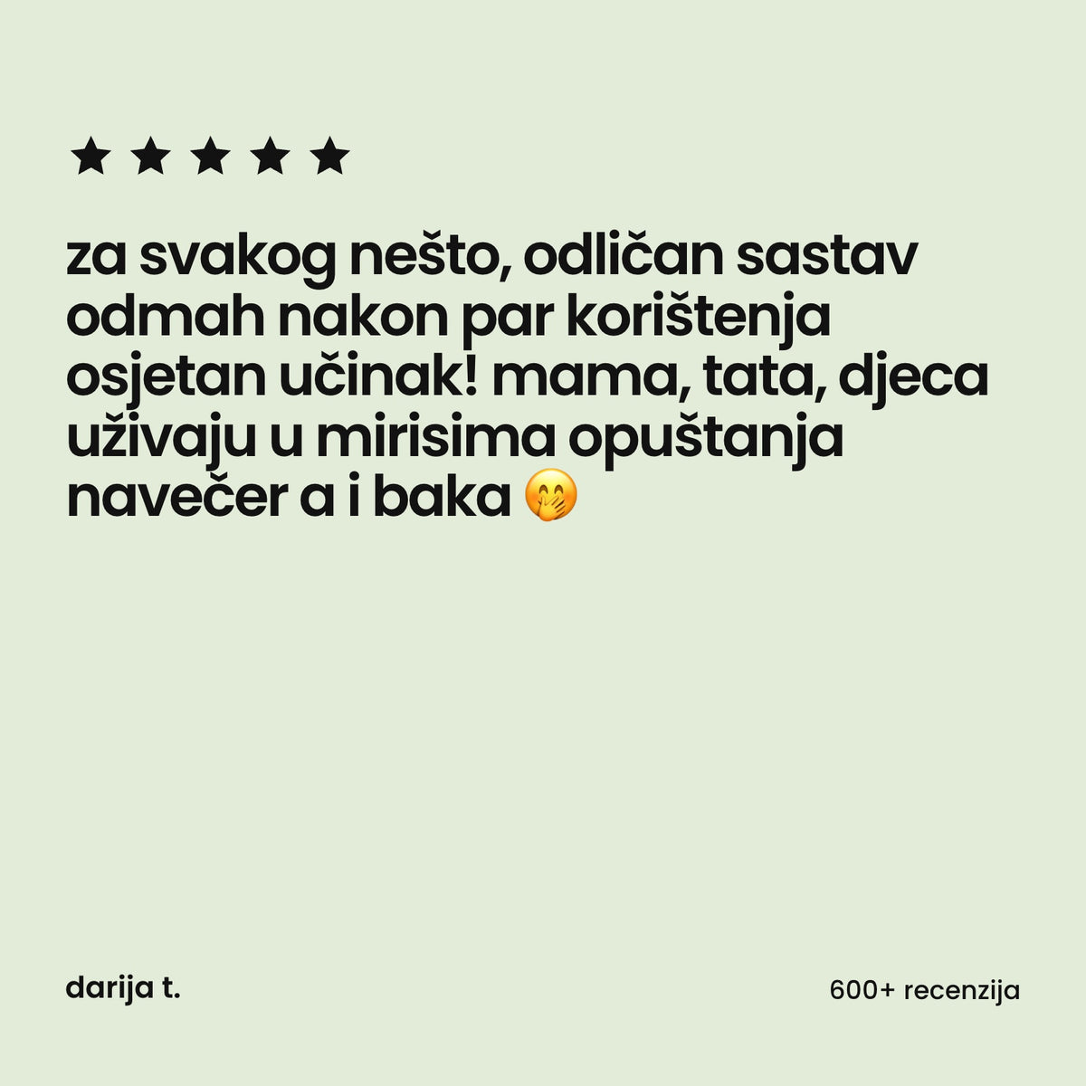 recenzija kupca - family relax paket