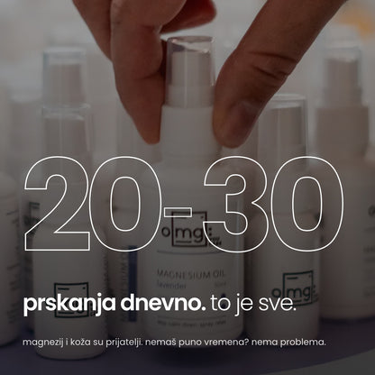 omg lavanda: 10-15 prskanja ujutro i 10-15 navečer