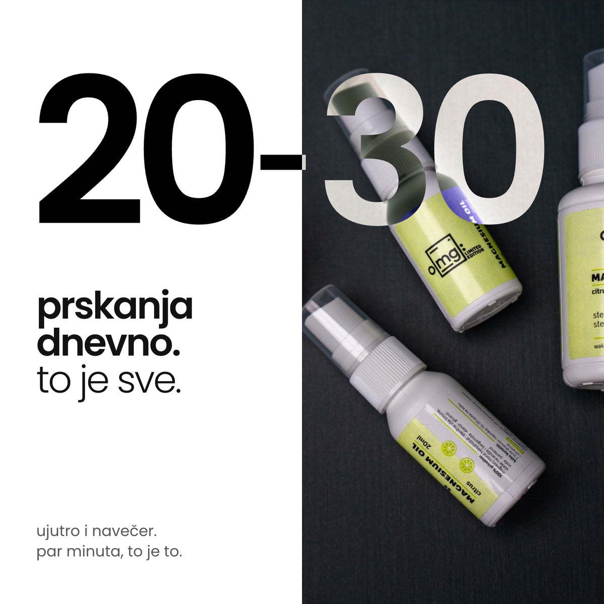 omg limun narandža: 10-15 prskanja ujutro i 10-15 navečer