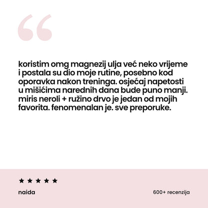 recenzija kupca za omg neroli magnezij ulje